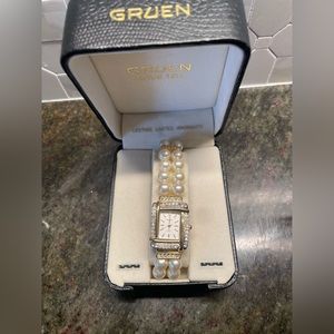Bejeweled Pearl Gruen Watch GR7220